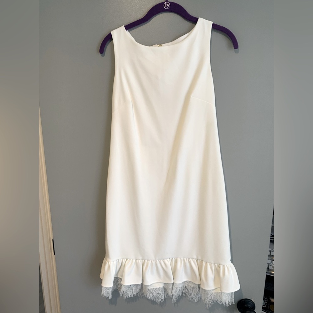 Calvin Klein white mini dress